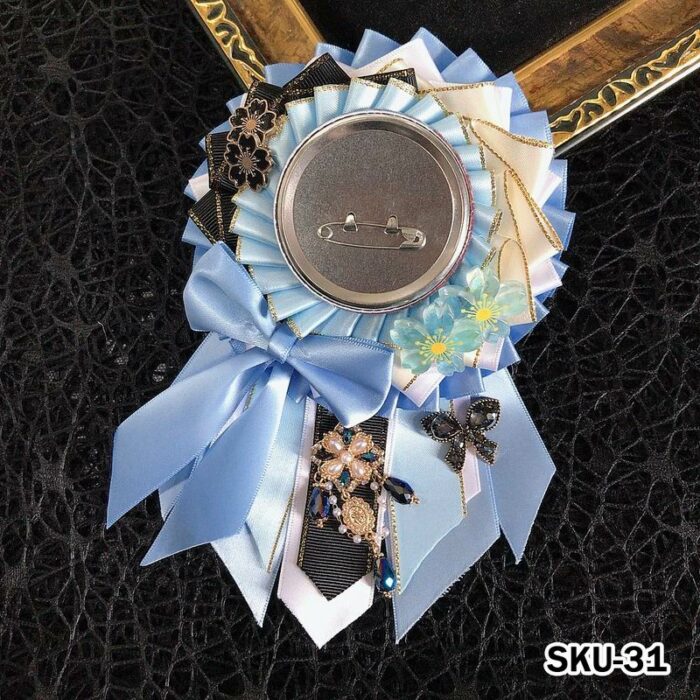 Handmade Ita Bag Rosette Ribbon Accessory Ornament 58mm - Image 31