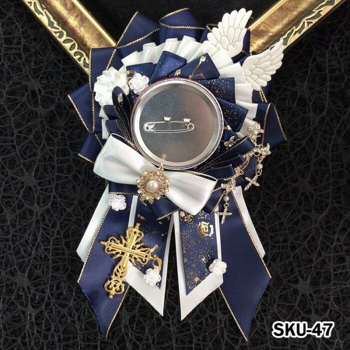 Handmade Ita Bag Rosette Ribbon Accessory Ornament 58mm - Image 47